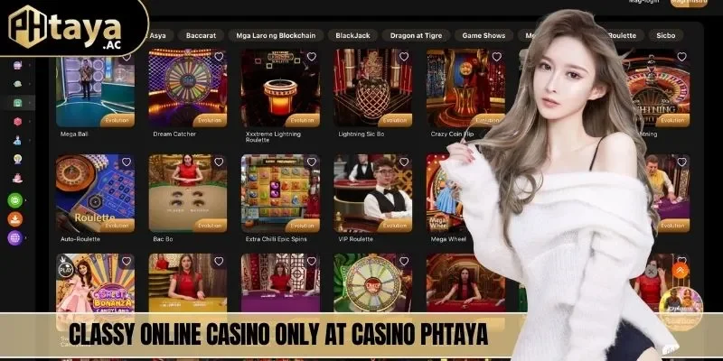 Classy online casino only at Casino Phtaya